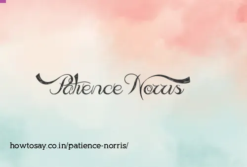 Patience Norris