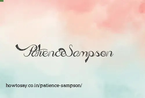 Patience Sampson