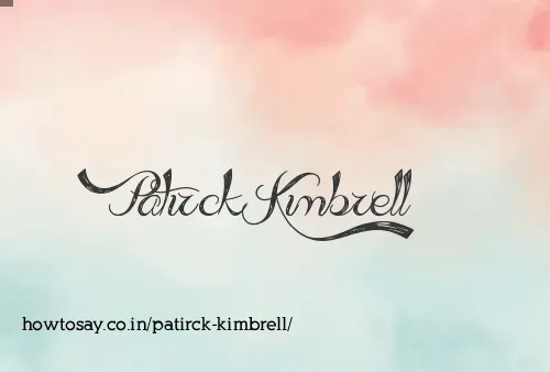 Patirck Kimbrell