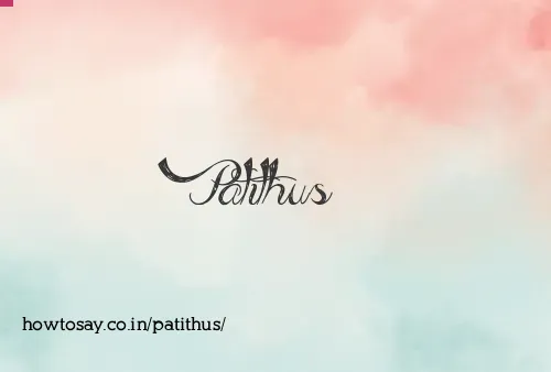 Patithus