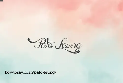 Pato Leung