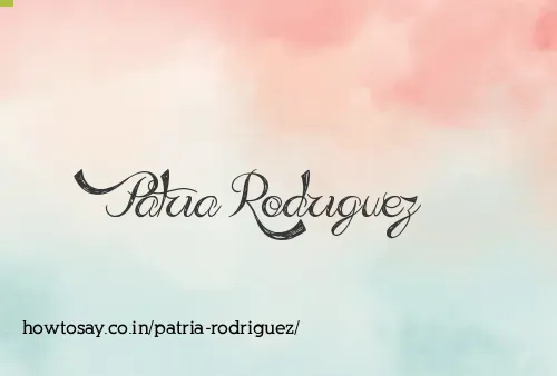 Patria Rodriguez