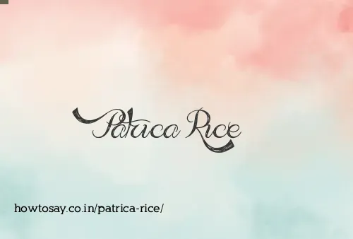 Patrica Rice