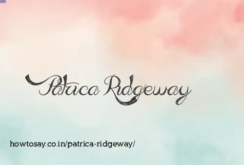 Patrica Ridgeway