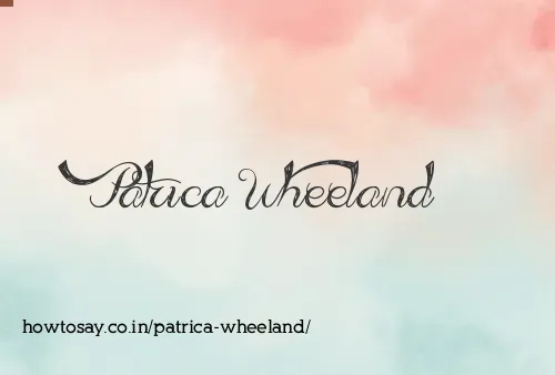Patrica Wheeland