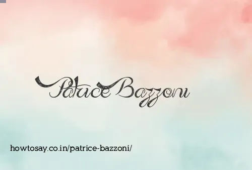 Patrice Bazzoni