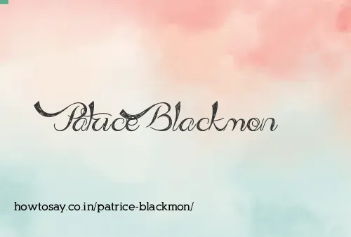 Patrice Blackmon