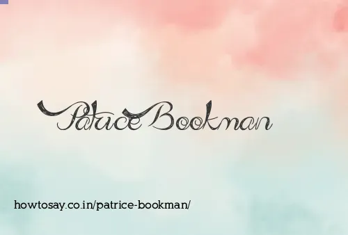 Patrice Bookman