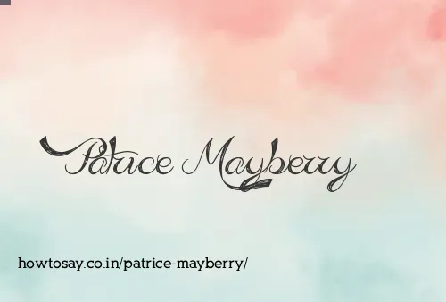 Patrice Mayberry