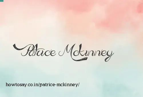 Patrice Mckinney