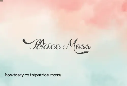 Patrice Moss