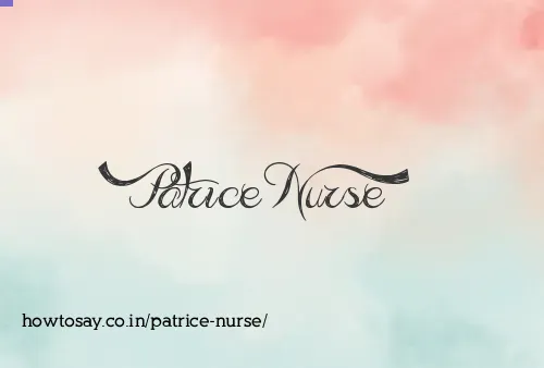 Patrice Nurse