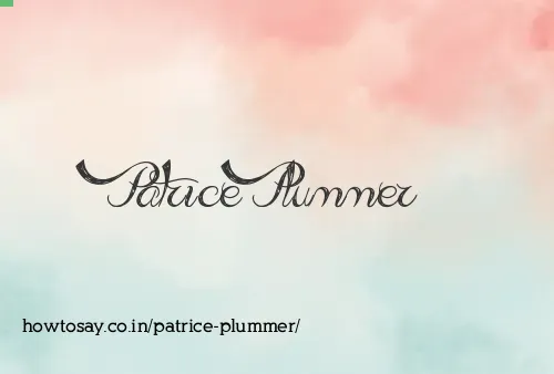 Patrice Plummer