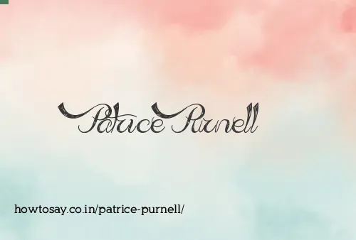 Patrice Purnell