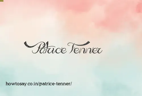 Patrice Tenner