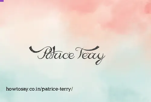 Patrice Terry