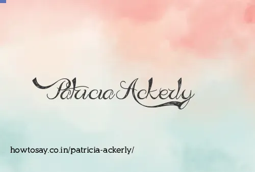 Patricia Ackerly