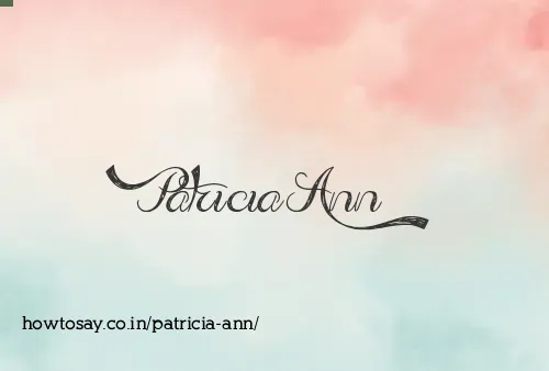 Patricia Ann