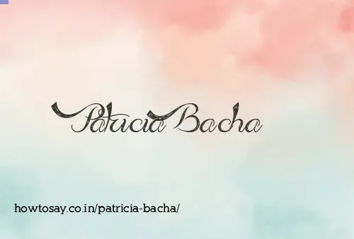 Patricia Bacha