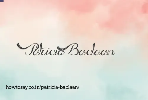 Patricia Baclaan