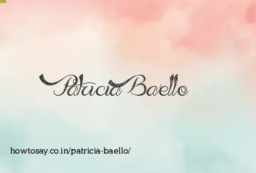 Patricia Baello