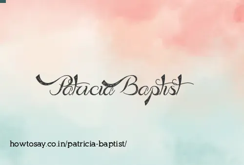 Patricia Baptist