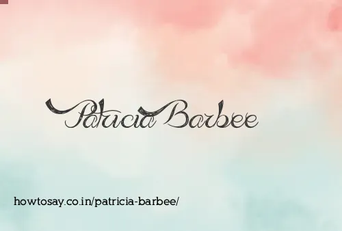 Patricia Barbee