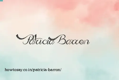 Patricia Barron