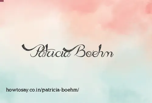 Patricia Boehm