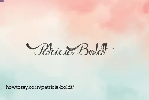 Patricia Boldt