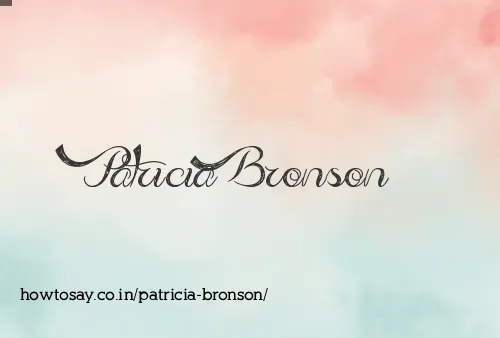 Patricia Bronson