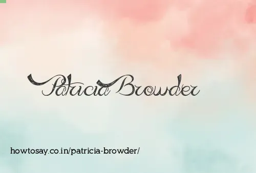 Patricia Browder