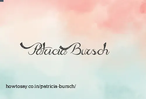 Patricia Bursch