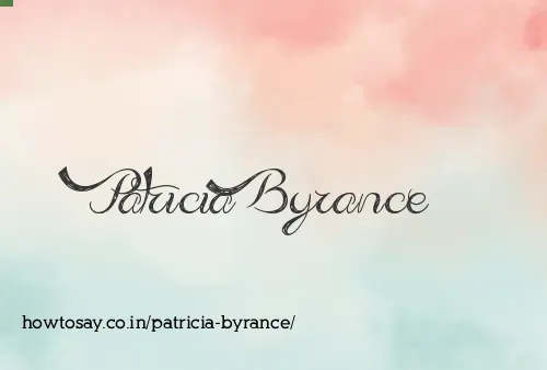 Patricia Byrance