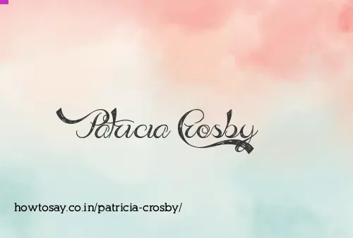 Patricia Crosby