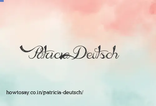 Patricia Deutsch