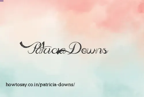 Patricia Downs