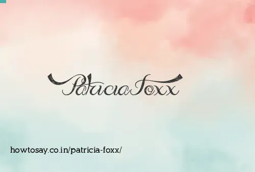 Patricia Foxx