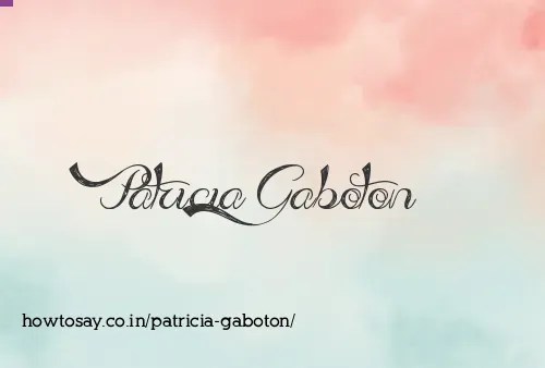 Patricia Gaboton