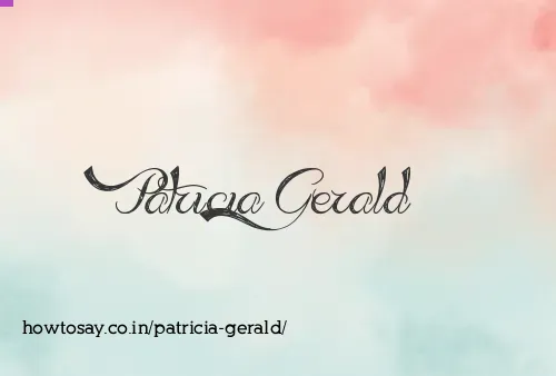 Patricia Gerald