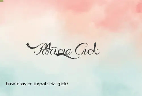 Patricia Gick