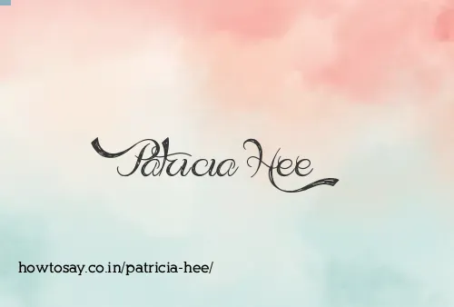 Patricia Hee
