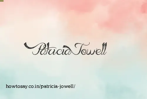 Patricia Jowell