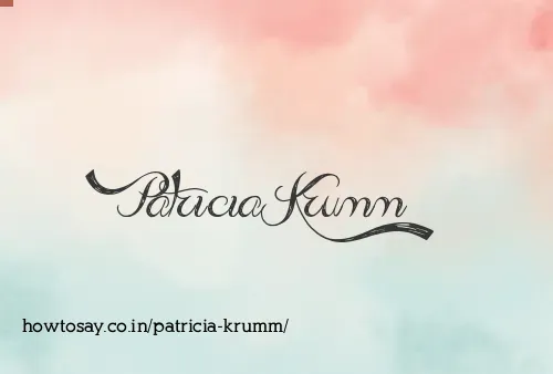 Patricia Krumm