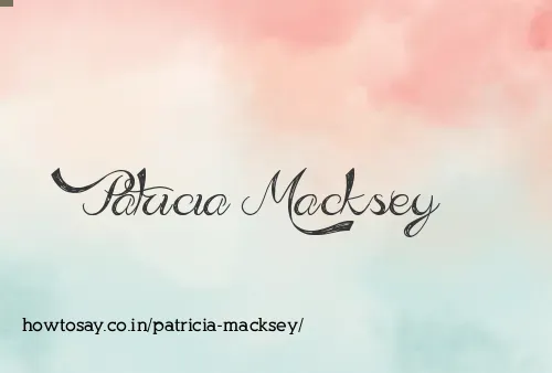 Patricia Macksey