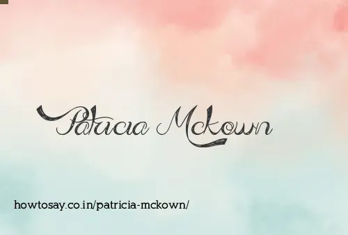 Patricia Mckown