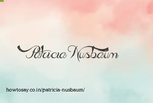 Patricia Nusbaum