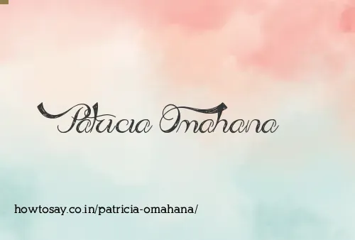 Patricia Omahana
