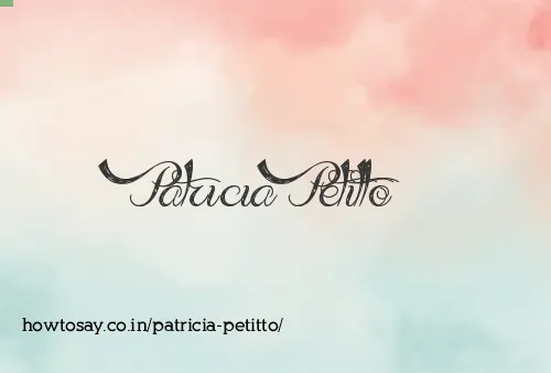 Patricia Petitto