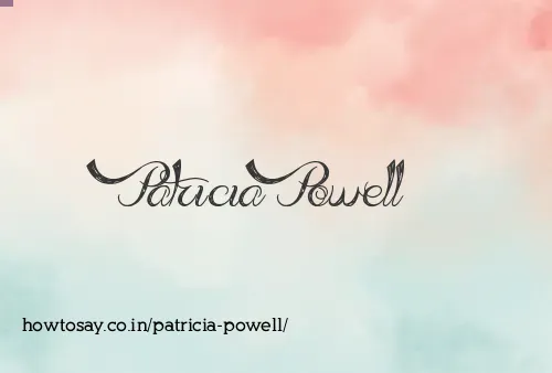 Patricia Powell